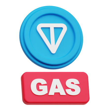 トンコインガス  3D Icon