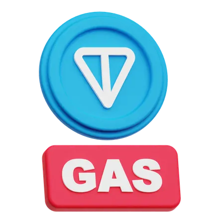 トンコインガス  3D Icon