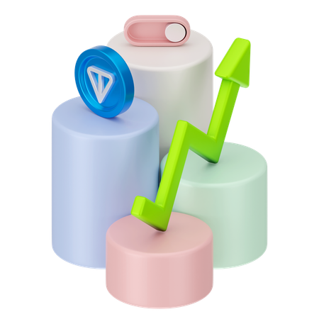 Ton Coin Growth  3D Icon