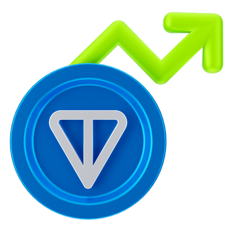 Ton Coin Growth  3D Icon