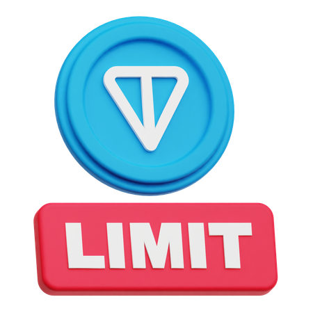 トンコイン制限  3D Icon