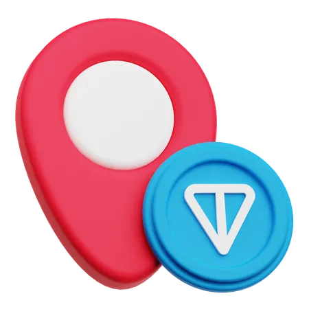 トンコインの場所  3D Icon