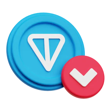 トンコイン損失  3D Icon