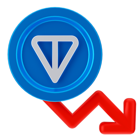 Ton Coin Loss  3D Icon