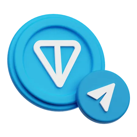 トンコイン送信  3D Icon