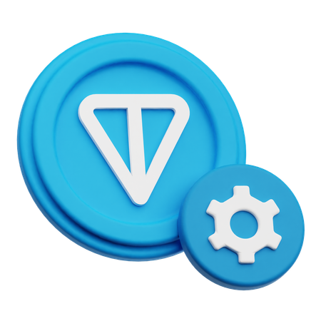 トンコイン設定  3D Icon