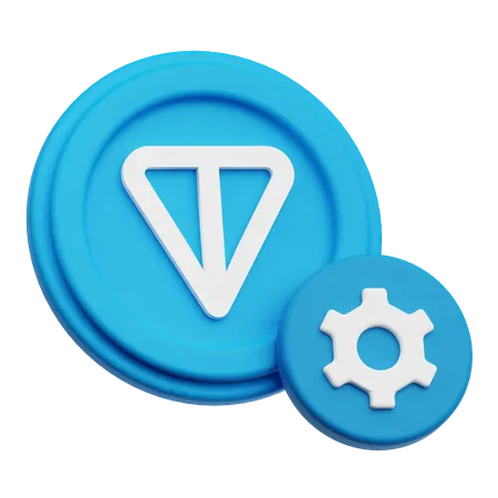 トンコイン設定  3D Icon