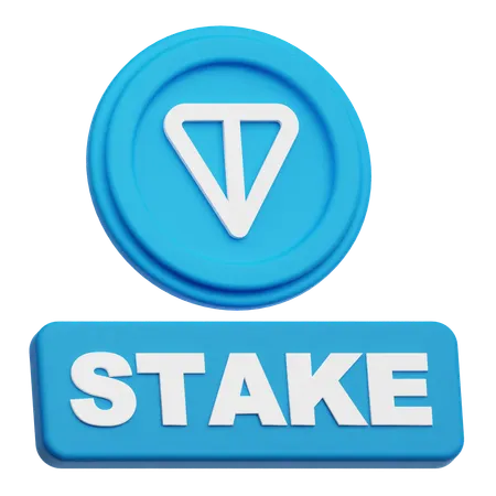 トンコインステーク  3D Icon