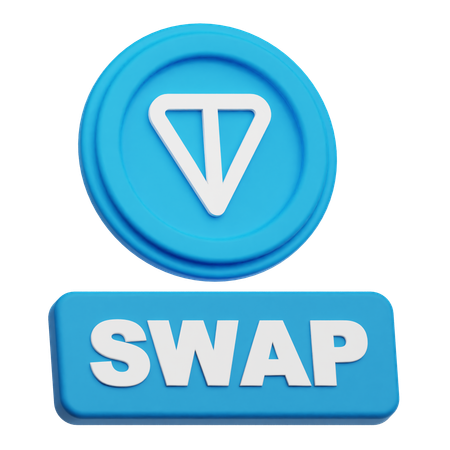 トンコインスワップ  3D Icon
