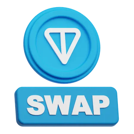 トンコインスワップ  3D Icon