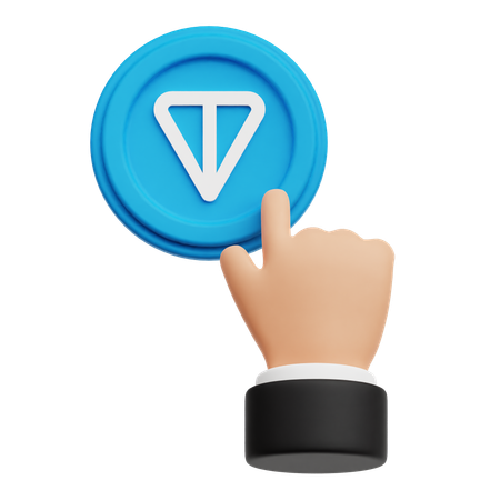 トンコインタッチ  3D Icon