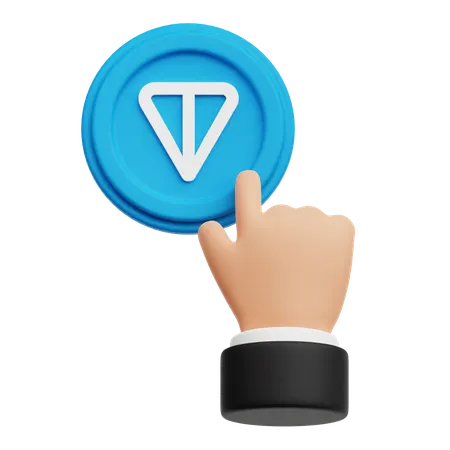 トンコインタッチ  3D Icon