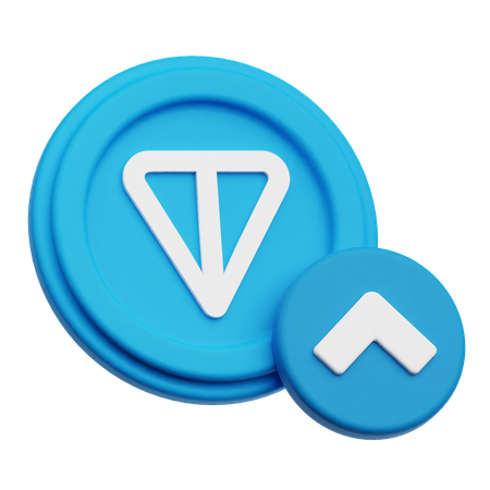 トンコインアップ  3D Icon