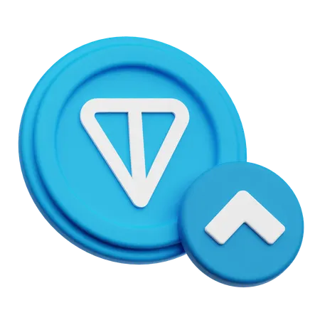 トンコインアップ  3D Icon