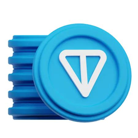 トンコイン  3D Icon