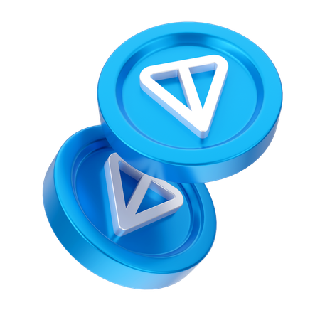 Ton Coins  3D Icon