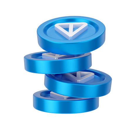 Ton Coins  3D Icon