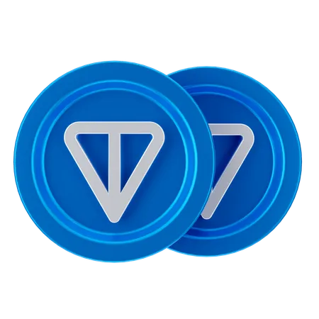 Ton Coins  3D Icon