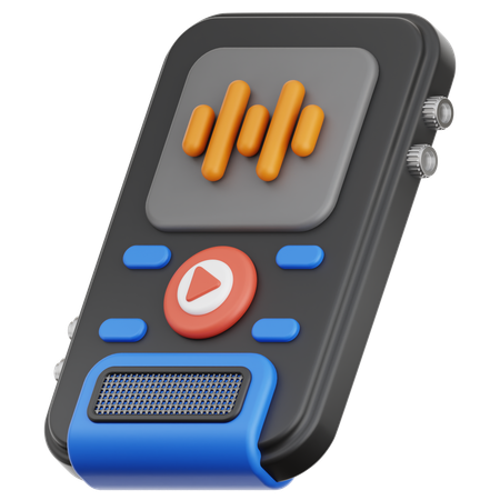 Tonaufnahme  3D Icon