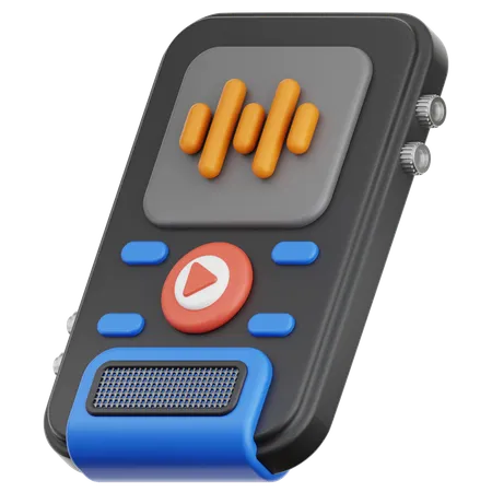 Tonaufnahme  3D Icon