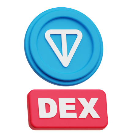 Toncocoin dex  3D Icon