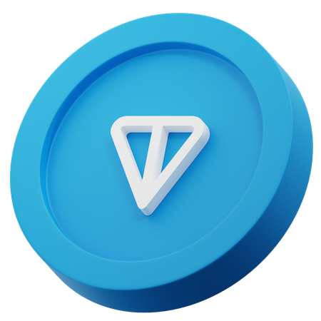 Toncoin  3D Icon