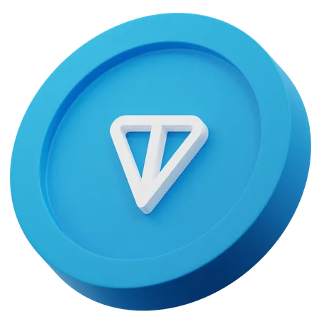 Toncoin  3D Icon