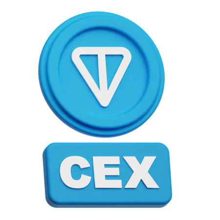 Toncoin Cex  3D Icon