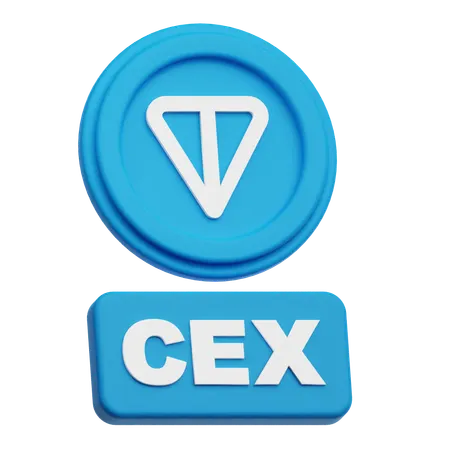 Toncoin Cex  3D Icon