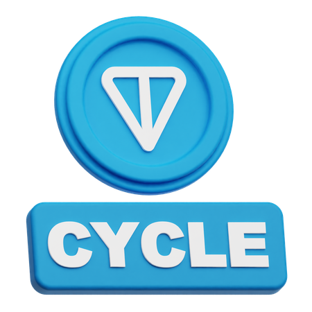 Toncoin Cycle  3D Icon