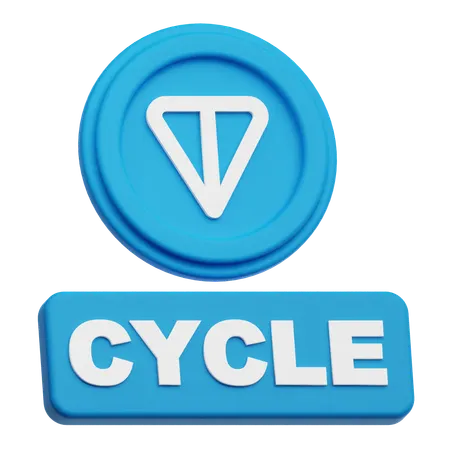 Toncoin Cycle  3D Icon