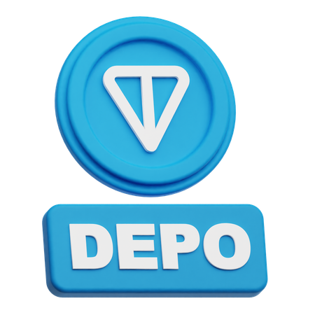 Toncoin  depo  3D Icon