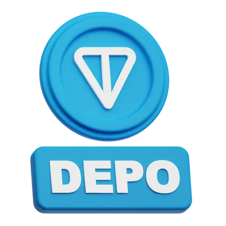 Toncoin  depo  3D Icon