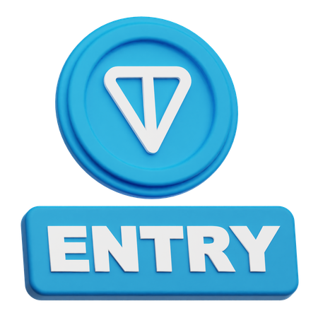 Toncoin  entry  3D Icon