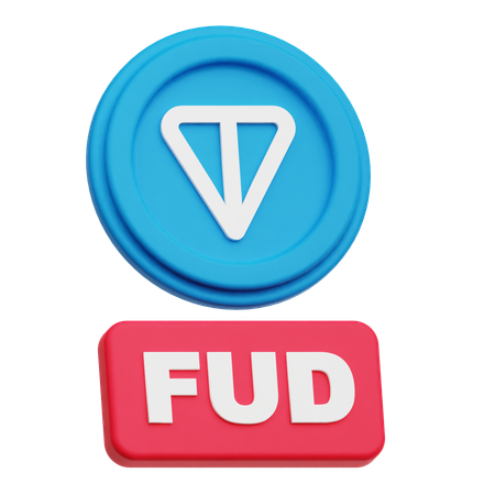 Toncoin Fud  3D Icon