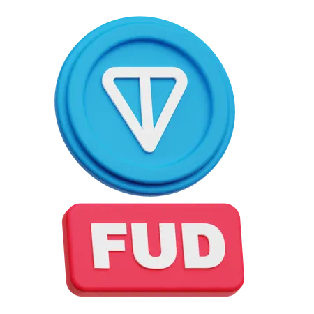 Toncoin Fud  3D Icon