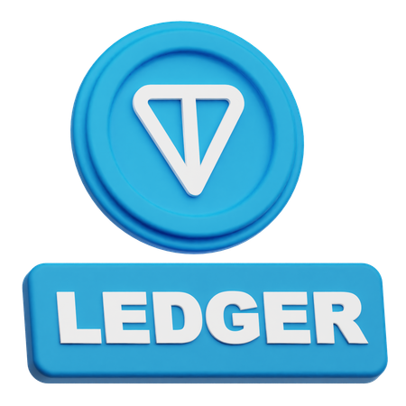 Toncoin  ledger  3D Icon