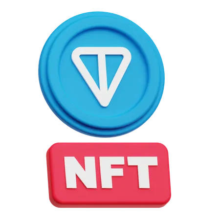 Toncoin Nft  3D Icon