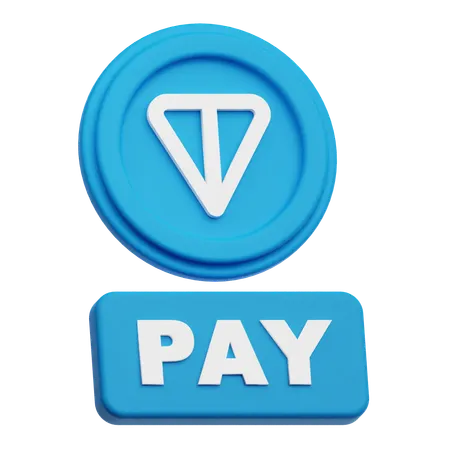 Toncoin  pay  3D Icon