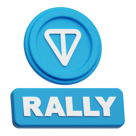 Toncoin Rally  3D Icon