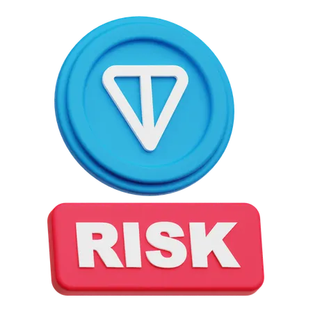 Toncoin  risk  3D Icon