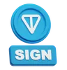 Toncoin  sign