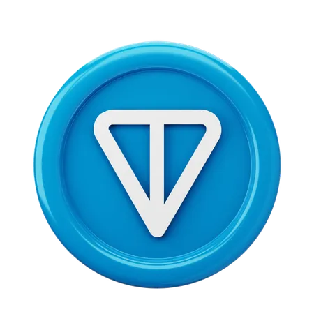 Toncoin TON Coin  3D Icon