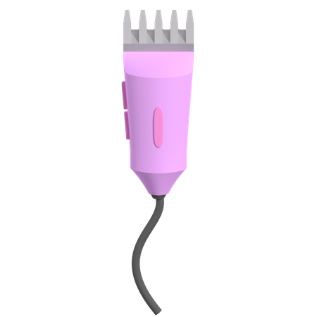 Tondeuse à cheveux  3D Illustration