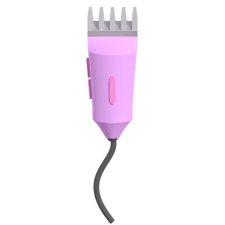 Tondeuse à cheveux  3D Illustration