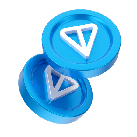 Moedas de tonelada  3D Icon