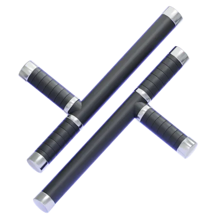 Tonfa  3D Icon