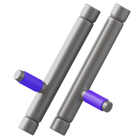Tonfa  3D Icon
