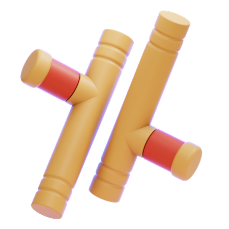 TONFA  3D Icon