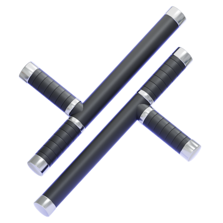 Tonfa  3D Icon